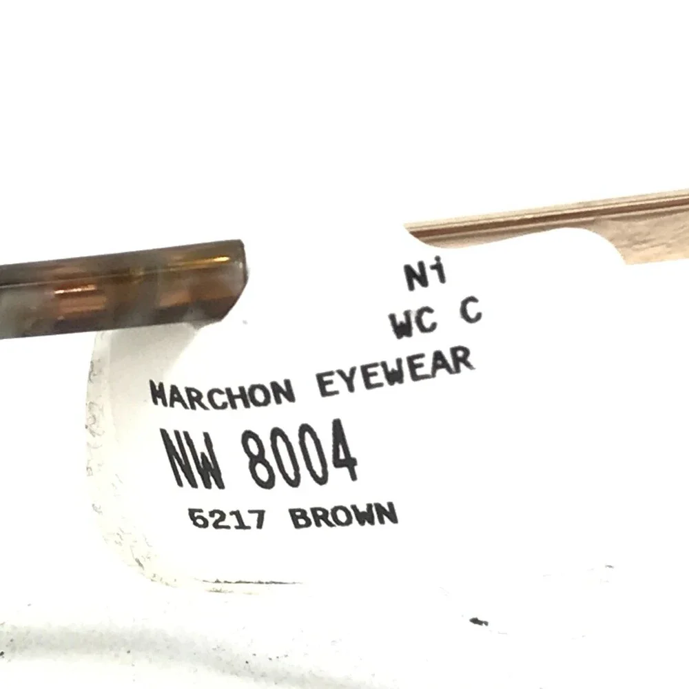 Nine West Eyeglasses Frames NW8004 210 Clear Brown Gold Cat Eye 52-17-135